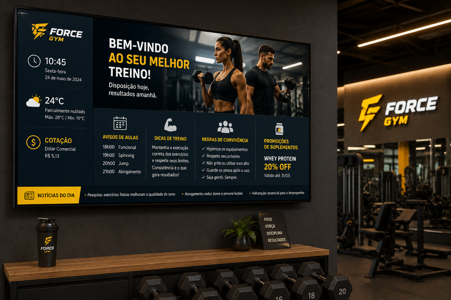 Academias e Gyms